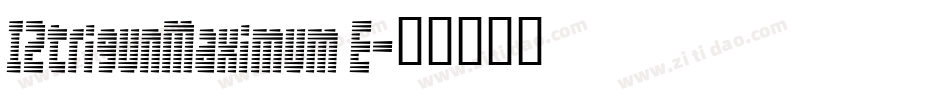 I2trigunMaximum E字体转换